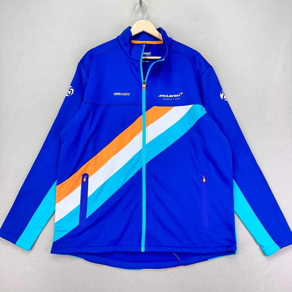 VMware x McLaren Formula 1 Racing Jacket Mens‎ XL 25th Anniversary Long Sleeve